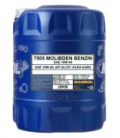 MANNOL 7505-20 Molibden Benzin 10W40 20 Л. Api Sn/Ch-4. Полусинтетическое Моторное Масло