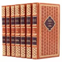 Николай Некрасов. Собрание сочинений в 7 томах. Подарочные книги в кожаном переплете