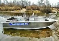 Моторная лодка Wyatboat-460C/ Алюминиевый катер/ Лодки Wyatboat