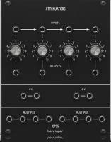 BEHRINGER CP35 ATTENUATORS модуль 4-канального пассивного аттенюатора