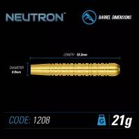 Дротики Winmau Neutron Brass 21гр 1208.21 (2071) New`23