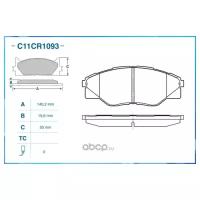 Колодки тормозные CWORKS C11CR1093