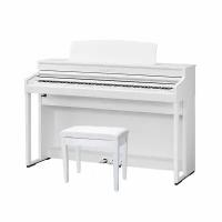 Kawai CA401 W + Bench цифровое пианино с банкеткой, 88 клавиш, механика GFC, 192 полифония, 19 тембров