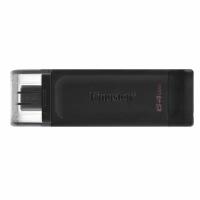 USB-флеш 64GB Kingston DataTraveler 70 Type-C 3.0 (черная)