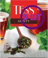 Чай Tess Минти (1,5гх100п)чай пак.черн.с доб. (комплект 5 шт.) 6016639