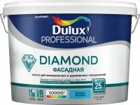 Краска Dulux Professional Diamond Фасадная Гладкая мат BW 9л