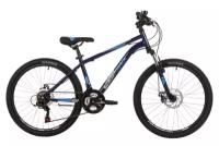 Велосипед 24 Novatrack ACTION D (DISK) (18-ск.) Синий (рама 14) BL23