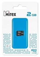 Флеш карта microSD 2GB Mirex microSDHC Class 4