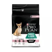 PURINA Pro Plan Optiderma Сухой корм д/собак мелких и карл пород Чувствит кожа Лосось и рис