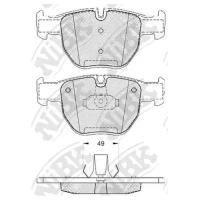 К-т торм. колодок Fr R.Rover III 02- NiBK PN0334