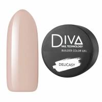 Гель для наращивания ногтей Diva Nail Technology камуфляжный, нежный бежевый, 30 г