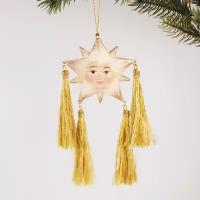 Goodwill Елочная игрушка Солнечная Звезда Эрида 9 см золотая, подвеска B 94462