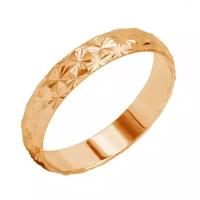 Обручальное кольцо из золота с алмазной гранью яхонт Ювелирный Арт. 36896