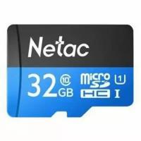 Карта памяти MicroSDHC 32GB Netac Class 10 UHS-I U1 P500 Standard NT02P500STN-032G-S