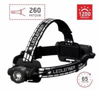 Фонарь налобный Led Lenser H7R Signature, черный (502197)