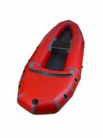 Пакрафт ExpedBoats Эскимос 260 Двухсекционный красный с обвесом