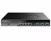 Оборудование D-Link DWC-1000/C WLAN Controller, 4x1000Base-T, 2x1000Base-T Option, 2xUSB ports, RJ45 Consol, 12/66 Unified APs management ability