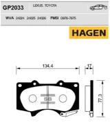 Колодки тормозные передние GP2033 Sangsin Brake GP2033