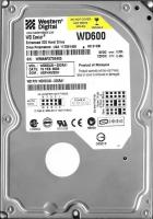 Для домашних ПК Western Digital Жесткий диск Western Digital WD600JB 60Gb 7200 IDE 3.5" HDD