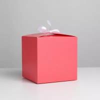 Коробка складная "Красная", 12 x 12 x 12 см