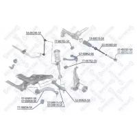 наконечник рулевой правый BMW F10 / F07 / F11 / F12 / F13 / F01 / F02 / F03 / F04 08] STELLOX 5100752SX