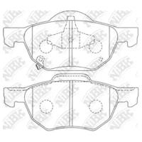 К-т торм. колодок Fr HO Accord VII 03- NiBK PN8125