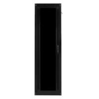 Телекоммуникационный серверный шкаф 19 дюймов напольный 33U 600х600 черный дверь стекло, Alvm-b33.06b