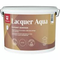 Лак TIKKURILA EURO LACQUER AQUA интерьерный, антисептирующий, защитный, матовый, 9 л 27366