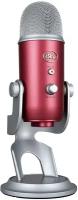 Микрофон Blue Yeti, серебристо/красный