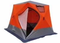 Мобильная баня/Трехслойная палатка-куб для зимней рыбалки Mircamping 2017