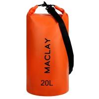 Гермомешок туристический Maclay 20L, 500D, цвет оранжевый