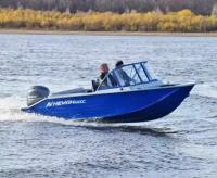 Моторная лодка NEMAN-450DC NEW/ Алюминиевый катер NEMAN-450DC NEW/ лодки Wyatboat