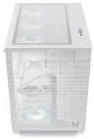 Корпус mATX Formula Crystal Z5 TG, Mini-Tower, без БП, белый