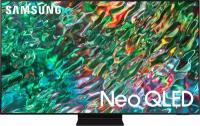 55" Телевизор Samsung QE55QN90BAUXCE 2022 HDR, Neo QLED, QLED, LED, черный