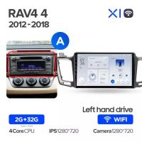 Штатная магнитола Teyes X1 Wi-Fi Toyota RAV4 4 XA40 5 XA50 2012-2018 Вариант B