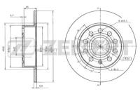 ZEKKERT BS-5044B Диск торм зад Audi A3 II 03- Skoda Octavia 1Z 04- Yeti 5L 09- VW Golf V VI 03- Jetta IV 1