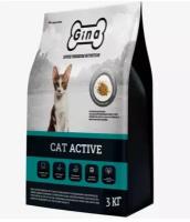 Корм для кошек сухой Gina Cat Active 3 кг (2 шт)