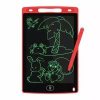 Графический планшет для заметок и рисования LCD Writing Tablet 8'5 со стилусом Samiga (Интригующий Красный)