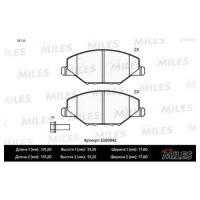 Колодки тормозные VW POLO (RUS) 11-/SKODA FABIA 11- передние Ceramic MILES E500042