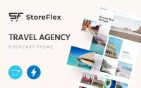 Шаблон OpenCart StoreFlex - Travel Agency Шаблон OpenCart