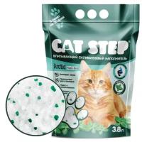 Наполнитель впитывающий силикагелевый CAT STEP Arctic Fresh Mint, 3.8 л