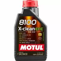 MOTUL Моторное Масло Motul 8100 X-Сlean Efe 5W-30 1Л (109470) 111687