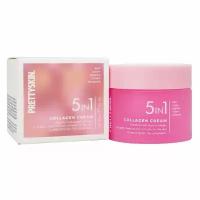 PrettySkin, Крем сыворотка для лица с коллагеном - 5in1 Collagen Serum Cream