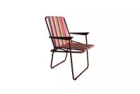 Кресло складное Фольварк мягкое арт.с565/67 бордовый, разноцветный