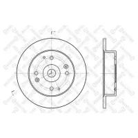 диск тормозной задний Honda Accord/Civic, Rover 600 1.8-2.3 90], 60209939SX STELLOX 6020-9939-SX