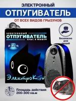 Электронный отпугиватель 200 м2 грызунов, мышей и крыс Электрокот Классик