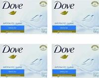 Dove Нежное отшелушивающее крем-мыло, 4шт. по 135г