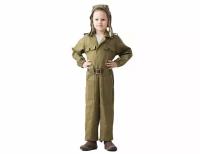 Детский военный костюм танкист, 140-152 см, 8-10 лет, Бока 2290-бока