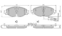 Колодки Тормозные Передние A3 (8V1, 8Vk), A3 Convertible (8V7, 8Ve), A3 Limousine (8Vs, 8Vm), A3 Sportback (8Va, 8Vf), Arteon