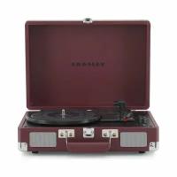 Виниловый проигрыватель Crosley Cruiser Plus [CR8005F-BU4] Burgundy c двухсторонним Bluetooth